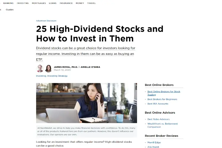 High-yield Dividend Stocks