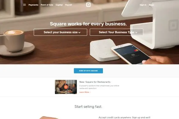 Square point of sale