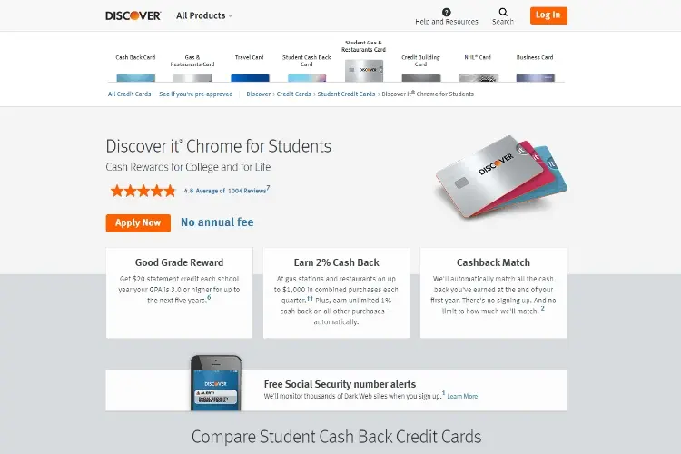 Discover it® Chrome for Students