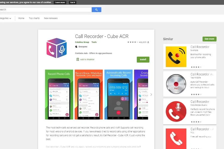 CubeCall Recorder ACR