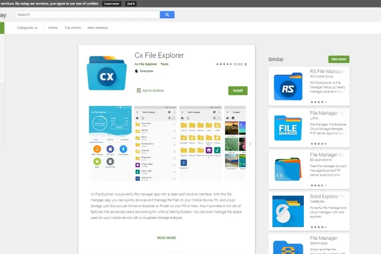 CX File Explorer