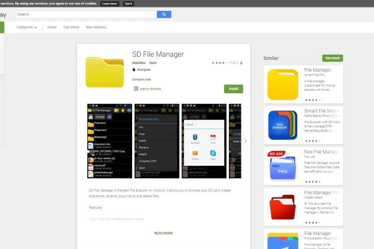 SD File Manager